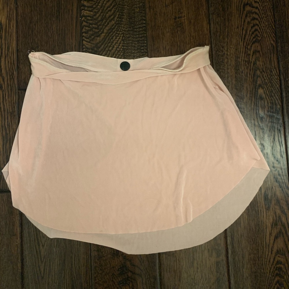 Pink ballet bullet pointe skirt
